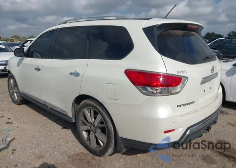 2015 Nissan Pathfinder Platinum из США, поврежденный, VIN 5N1AR2MM9FC701075